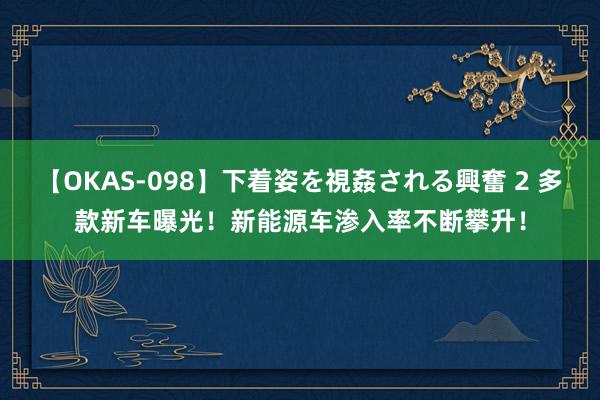 【OKAS-098】下着姿を視姦される興奮 2 多款新车曝光！新能源车渗入率不断攀升！