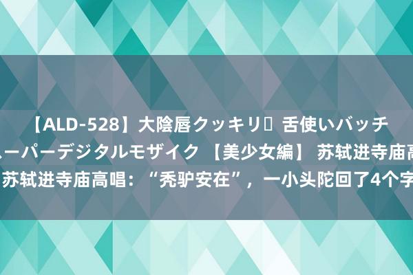 【ALD-528】大陰唇クッキリ・舌使いバッチリ・アナルまる見え スーパーデジタルモザイク 【美少女編】 苏轼进寺庙高唱：“秃驴安在”，一小头陀回了4个字，成千古所有