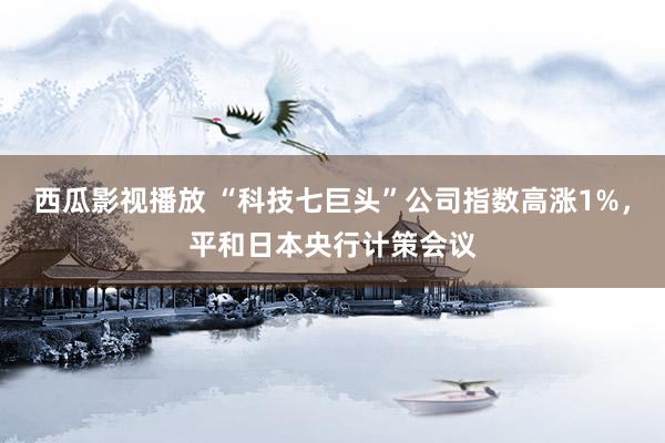 西瓜影视播放 “科技七巨头”公司指数高涨1%，平和日本央行计策会议