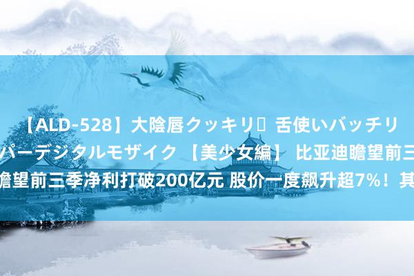 【ALD-528】大陰唇クッキリ・舌使いバッチリ・アナルまる見え スーパーデジタルモザイク 【美少女編】 比亚迪瞻望前三季净利打破200亿元 股价一度飙升超7%！其他车企施展如何？