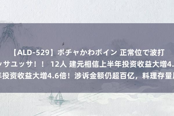 【ALD-529】ポチャかわボイン 正常位で波打つ腹肉！！騎乗位でユッサユッサ！！ 12人 建元相信上半年投资收益大增4.6倍！涉诉金额仍超百亿，料理存量风险是要点